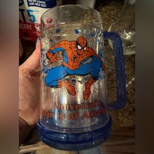 Universal studios freezer mug Spider-Man Vintage 2002